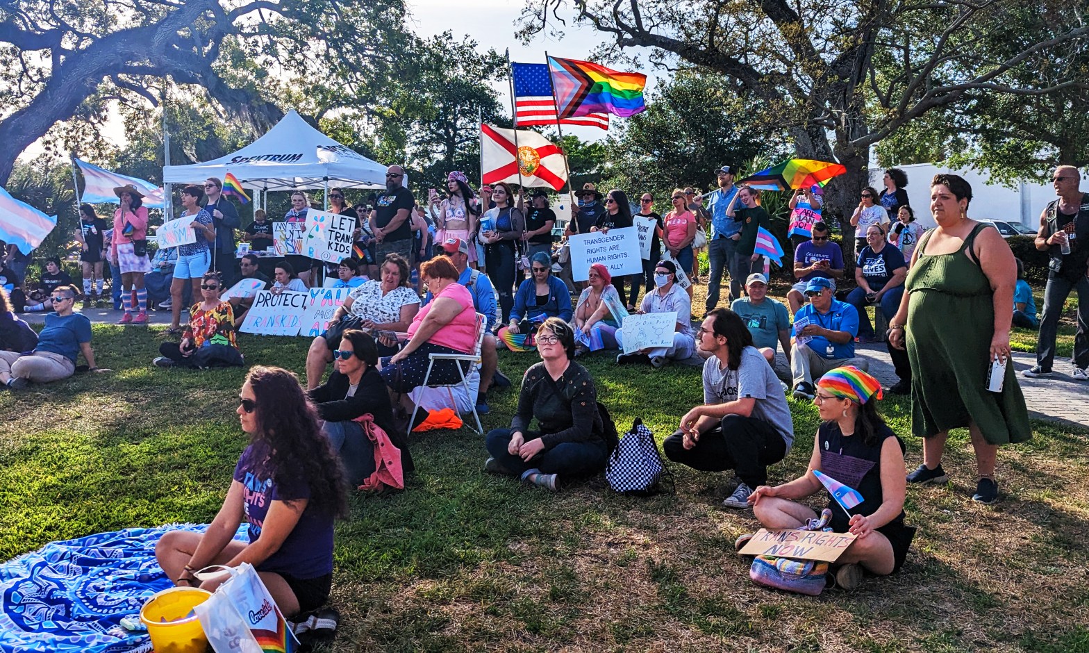 Crowd at TDoV Rally, Eau Gallie